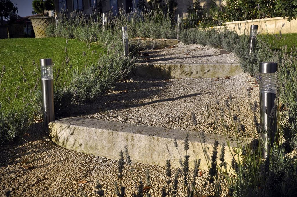 solid natural stone steps for external stairs